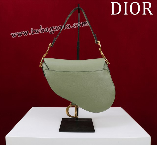 Dior专柜新款迪奥高仿原单长肩带大小号牛皮马鞍包手拎斜挎包 djfk1804